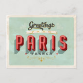 Briefkaart van Parijs (Voorkant)