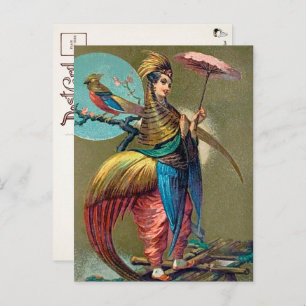  Briefkaart van Parrot