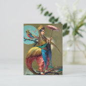  Briefkaart van Parrot (Staand voorkant)