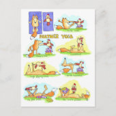 Briefkaart van Partner Yoga door Nicole Janes (Voorkant)