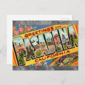 Briefkaart van Pasadena Ca. (Voorkant / Achterkant)