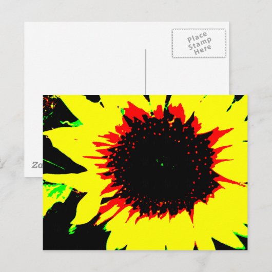 Briefkaart van Patsy en Mandy Sunflower (Voorkant / Achterkant)