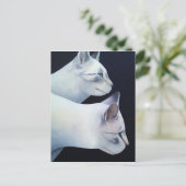 Briefkaart van percival en Lancelot (Staand voorkant)