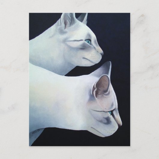 Briefkaart van percival en Lancelot (Voorkant)