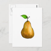 Briefkaart van peren (Voorkant / Achterkant)