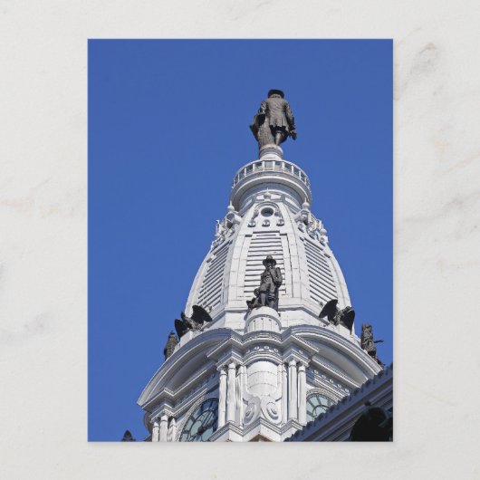 Briefkaart van Philadelphia City Hall (Voorkant)