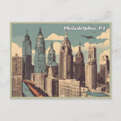 Briefkaart van Philadelphia, Pennsylvania (Voorkant)