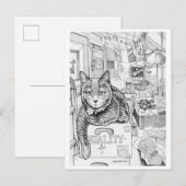 Briefkaart van Philly Cat op 9th Street (Voorkant / Achterkant)