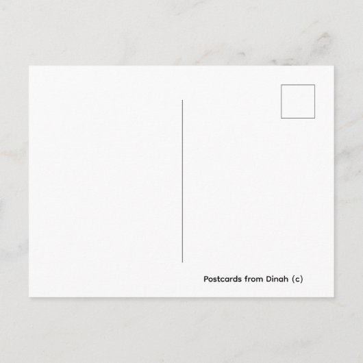 Briefkaart van Philly Cat op 9th Street (Achterkant)