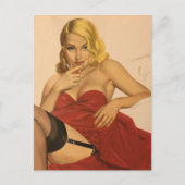  Briefkaart van Pin Up (Voorkant)