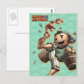 Briefkaart van Pirate en Crab (Voorkant / Achterkant)