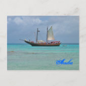 Briefkaart van Pirate Ship Aruba (Voorkant)