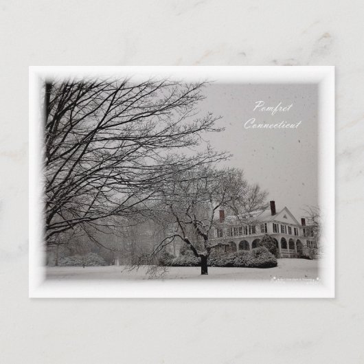 Briefkaart van Pomfret, Connecticut (Voorkant)
