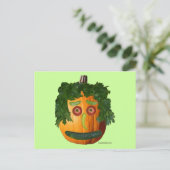 Briefkaart van pompoen zonder snede (Staand voorkant)