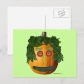 Briefkaart van pompoen zonder snede (Voorkant / Achterkant)