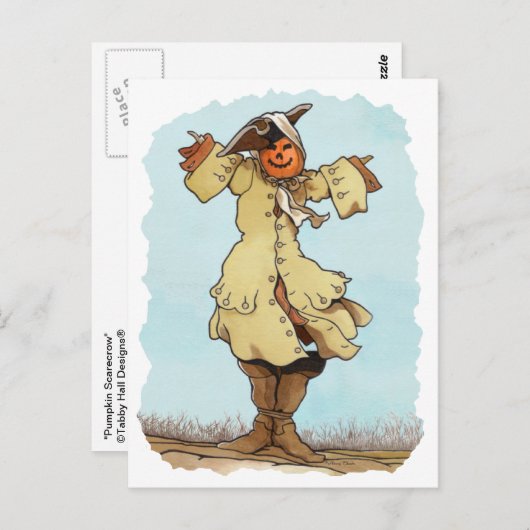 Briefkaart van pompoenen (Voorkant / Achterkant)