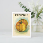 briefkaart van pompzaadpakket (Staand voorkant)