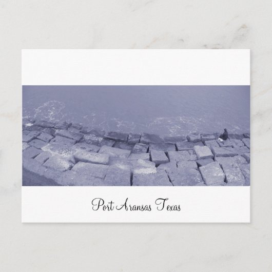 Briefkaart van Port Aransas (Panoramisch) La Pesca (Voorkant)