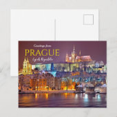 Briefkaart van Praag (Voorkant / Achterkant)