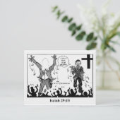 briefkaart van pulppitten (Staand voorkant)