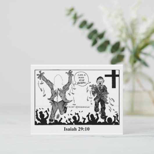 briefkaart van pulppitten (Staand voorkant)