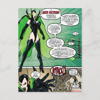 Briefkaart van Queen Rockdora