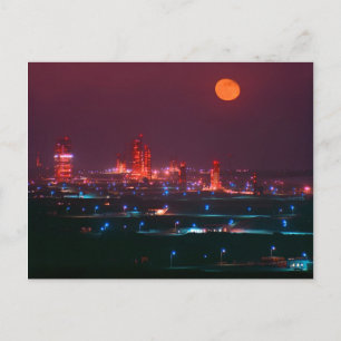 Briefkaart van raketrepen