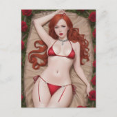 Briefkaart van Red Lingerie (Voorkant)