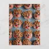 Briefkaart van rendieren Cupcakes (Voorkant)