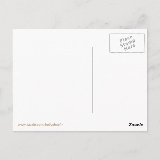 Briefkaart van rendieren Cupcakes (Achterkant)