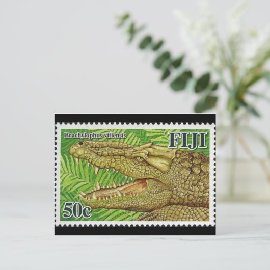 Briefkaart van Reptile Stamp (Staand voorkant)