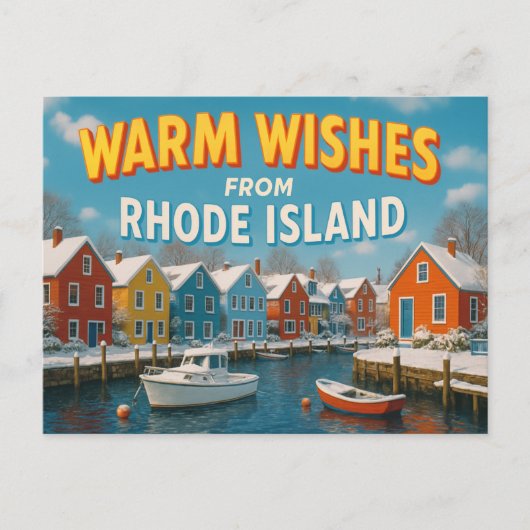 BRIEFKAART VAN RHODE ISLAND (Voorkant)