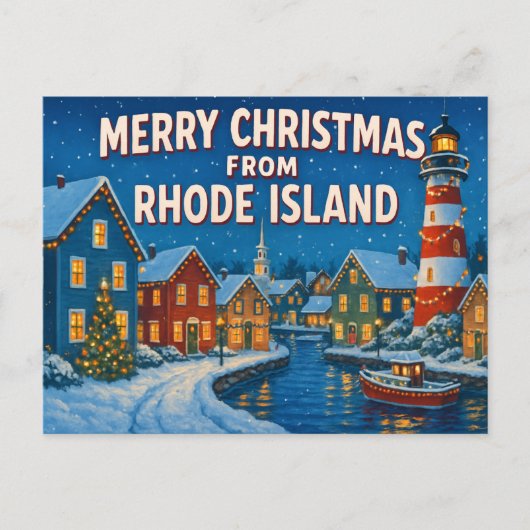 BRIEFKAART VAN RHODE ISLAND (Voorkant)