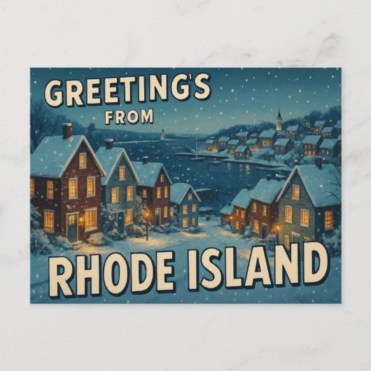 BRIEFKAART VAN RHODE ISLAND (Voorkant)