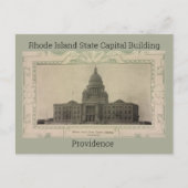 Briefkaart van Rhode Island State Capital Building (Voorkant)