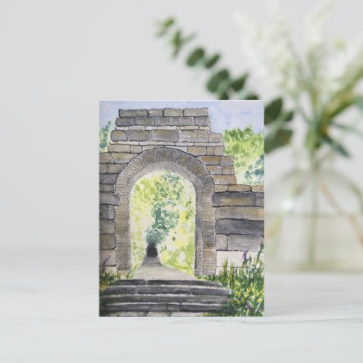 Briefkaart van Rivington Terraced Gardens Archway (Staand voorkant)