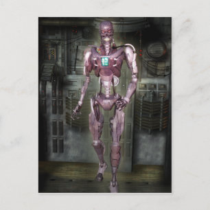 Briefkaart van robot