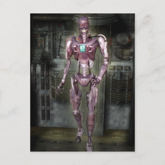 Briefkaart van robot