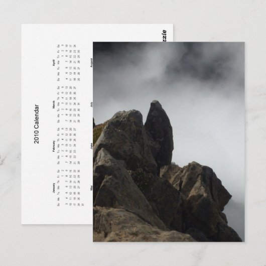 Briefkaart van Rocks en Clouds (Voorkant / Achterkant)