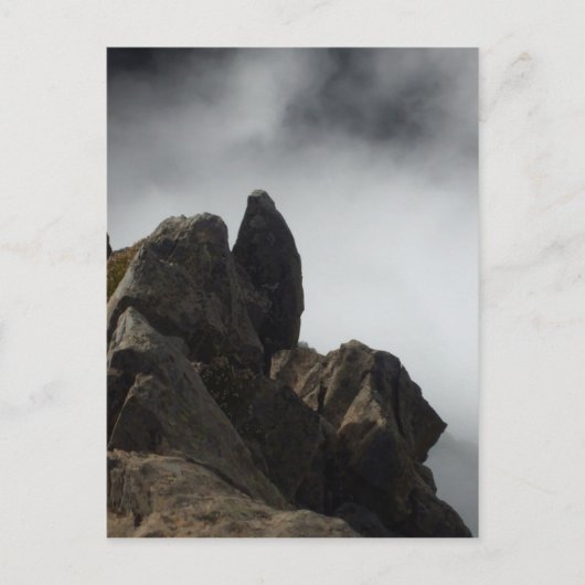 Briefkaart van Rocks en Clouds (Voorkant)