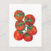 Briefkaart van rode tomaten (Voorkant)