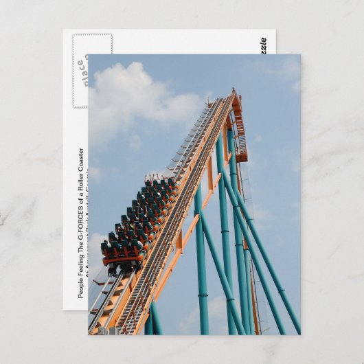 Briefkaart van rolOnderzetter (Voorkant / Achterkant)