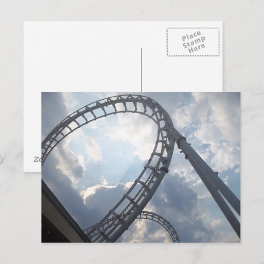 Briefkaart van rolOnderzetter (Voorkant / Achterkant)