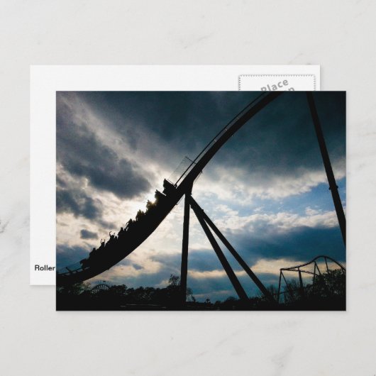 Briefkaart van rolOnderzetter (Voorkant / Achterkant)