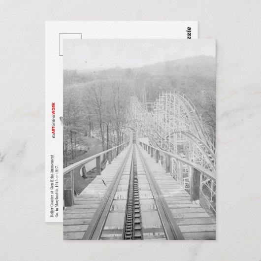 Briefkaart van rolOnderzetter (Voorkant / Achterkant)