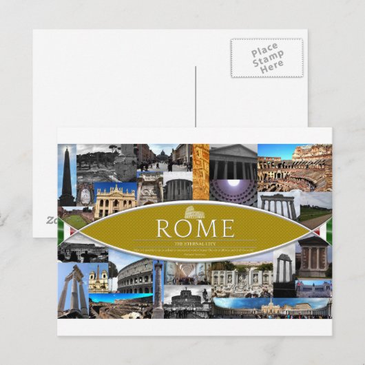 Briefkaart van Rome (Voorkant / Achterkant)