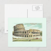  Briefkaart van Rome Colosseum Travel (Voorkant / Achterkant)