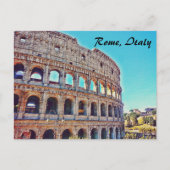 Briefkaart van Rome over het Colosseum (Voorkant)