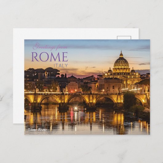 Briefkaart van Rome Schilderachtig (Voorkant / Achterkant)