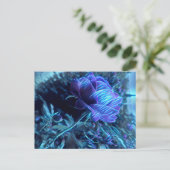 Briefkaart van Roos van elektrische tuinbouw (Staand voorkant)